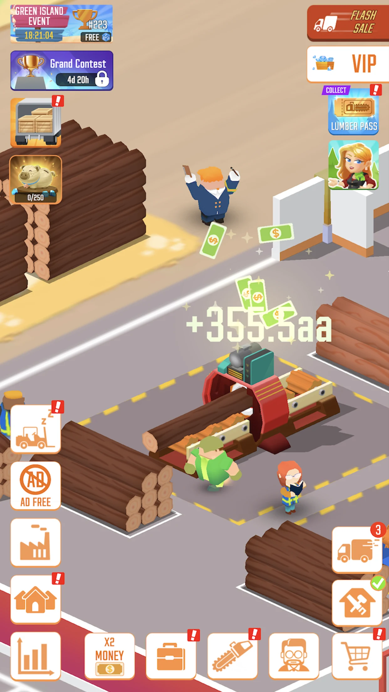 Idle Lumber Empire: Tycoon Inc screenshot